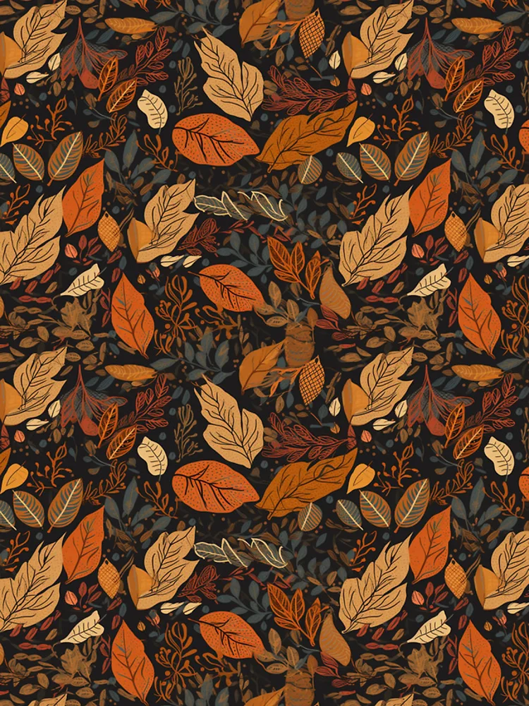 Thumbnail 5 of 5, iPhone Case, Autumn foliage pattern designed and sold by PatternSummit.