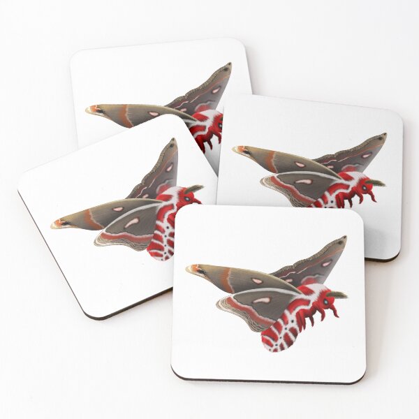 Item preview, Cecropia Moth Fluffy Moth Red Moth Silk Moth Saturniid  designed and sold by Hexapunk.