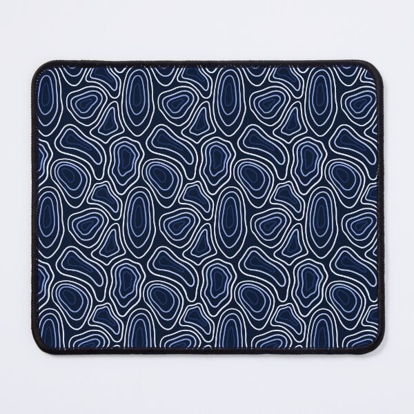 Item preview, Blue Minimalist Geode Drawing designed and sold by velvetearth.