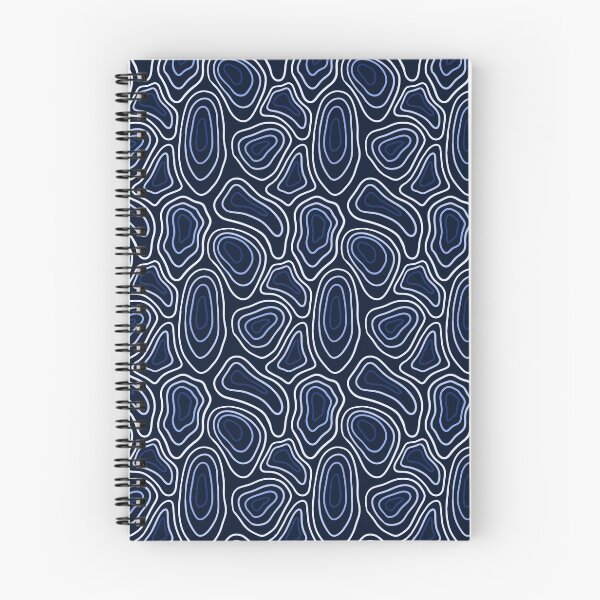 Item preview, Blue Minimalist Geode Drawing designed and sold by velvetearth.