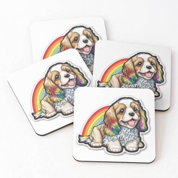Item preview, Cute 90s Rainbow Puppy designed and sold by RoboRembrandt.