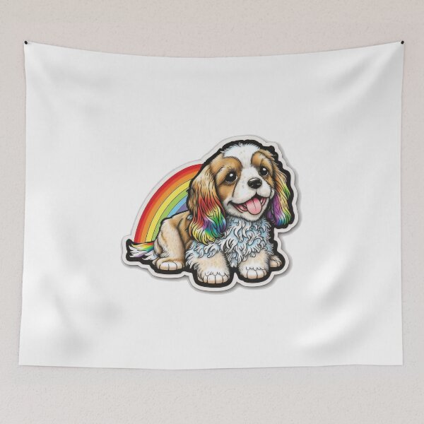 Item preview, Cute 90s Rainbow Puppy designed and sold by RoboRembrandt.