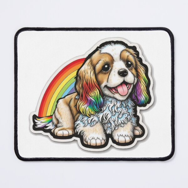 Item preview, Cute 90s Rainbow Puppy designed and sold by RoboRembrandt.