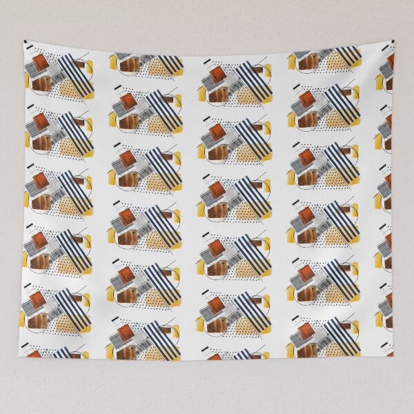 Item preview, Wild and Crazy Geometric Abstract Collage  designed and sold by NancyMerkle.