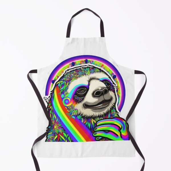 Artikelvorschau, Psychedelic 90s Rainbow Sloth entworfen und verkauft von RoboRembrandt.