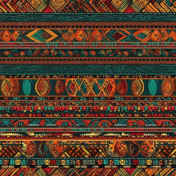 Artwork thumbnail, Aztec and tribal pattern by PatternSummit