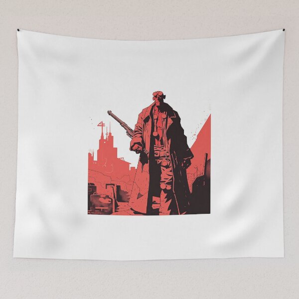 Item preview, Hellboy Comic Style Mike Mignola Inspired designed and sold by TiagoCupertino.