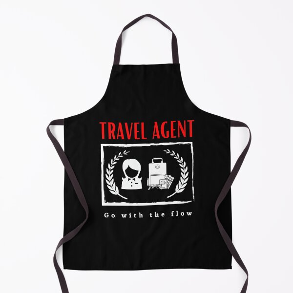 Item preview, Travel Agent Go with the Flow motivational design designed and sold by DigitalMagShop.