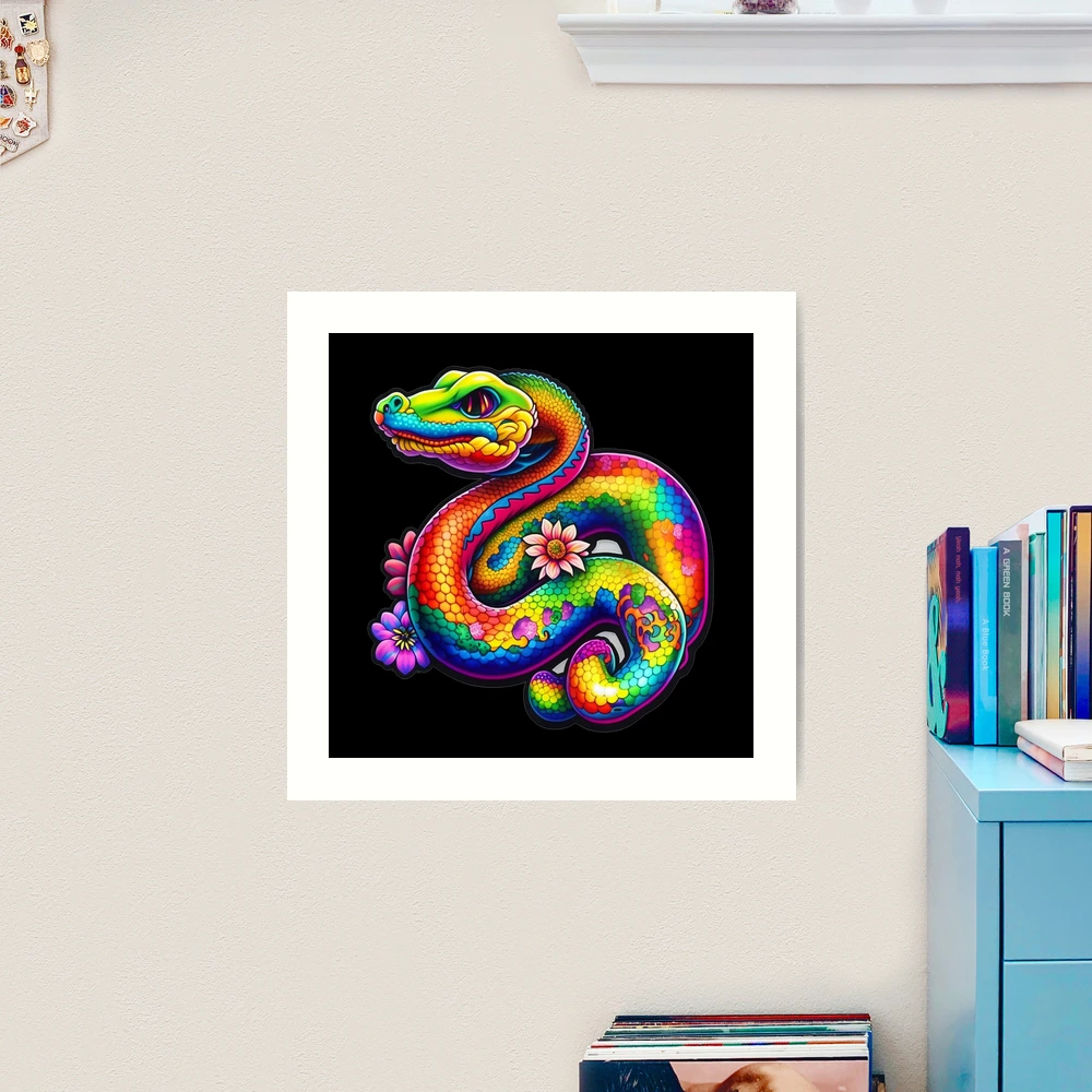 Psychedelic 90s Rainbow Snake Psychedelic 90s Rainbow Snake