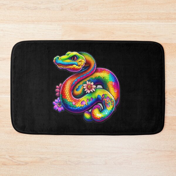 Item preview, Psychedelic 90s Rainbow Snake designed and sold by RoboRembrandt.