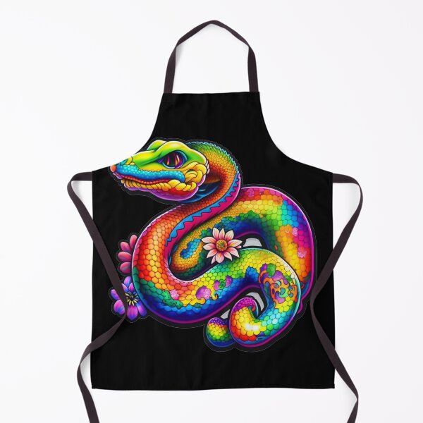 Item preview, Psychedelic 90s Rainbow Snake designed and sold by RoboRembrandt.