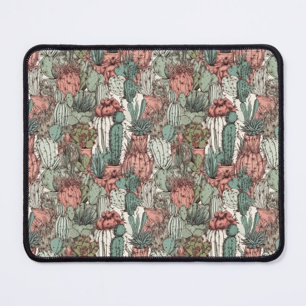 Item preview, Cactus and succulents pattern designed and sold by PatternSummit.