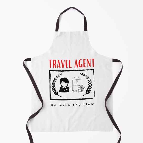 Item preview, Travel agent Go with the Flow motivational design designed and sold by DigitalMagShop.