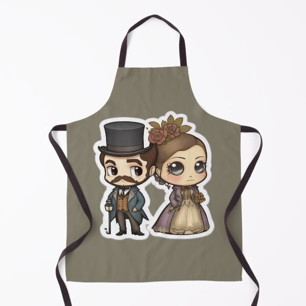 Item preview, Cute Victorian Kawaii Couple designed and sold by RoboRembrandt.