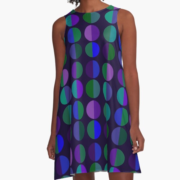 Item preview, Purple, Green and Blue, Circle, Dot, Abstract, Pattern designed and sold by OneThreeSix.