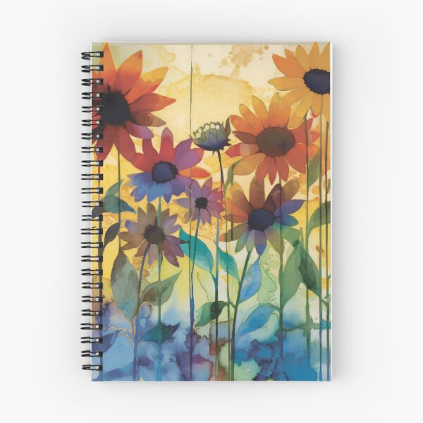 Item preview, Watercolor Sunflower Pattern designed and sold by AiFantasyArts.