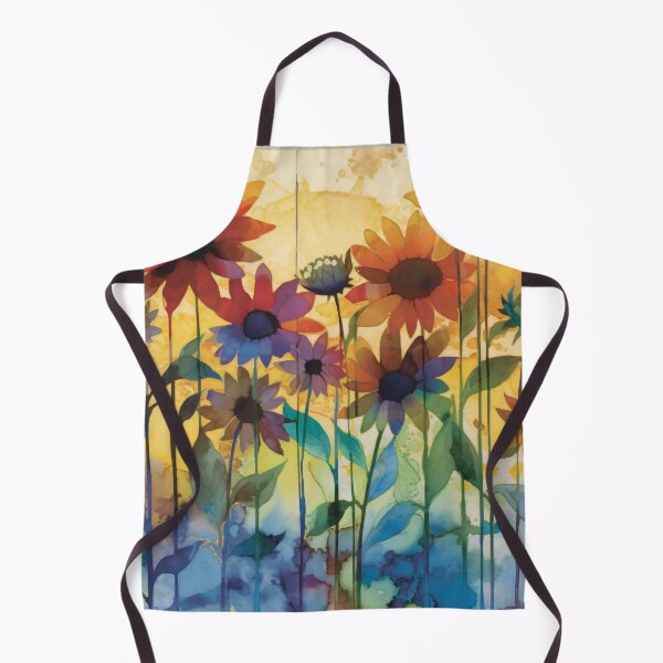 Item preview, Watercolor Sunflower Pattern designed and sold by AiFantasyArts.