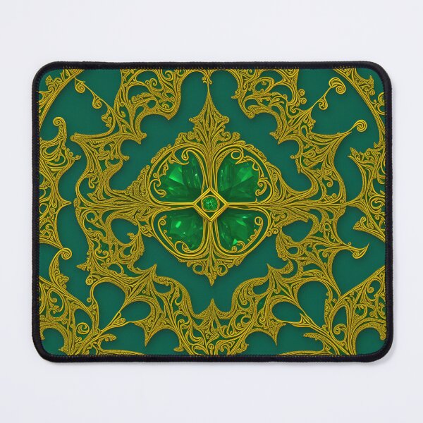 Item preview, Mandala Emerald Green Gold Filigree Gems Mandalas Emerald Green Gold Filigree Gems - Mandalas designed and sold by internlvisions.