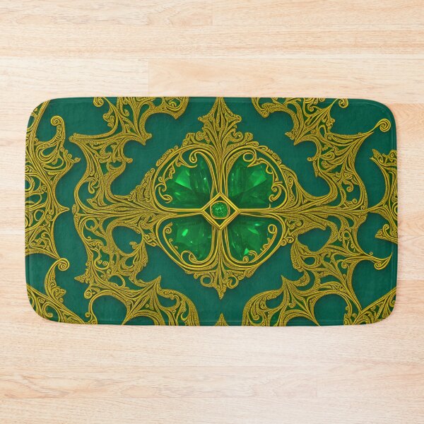Item preview, Mandala Emerald Green Gold Filigree Gems Mandalas Emerald Green Gold Filigree Gems - Mandalas designed and sold by internlvisions.