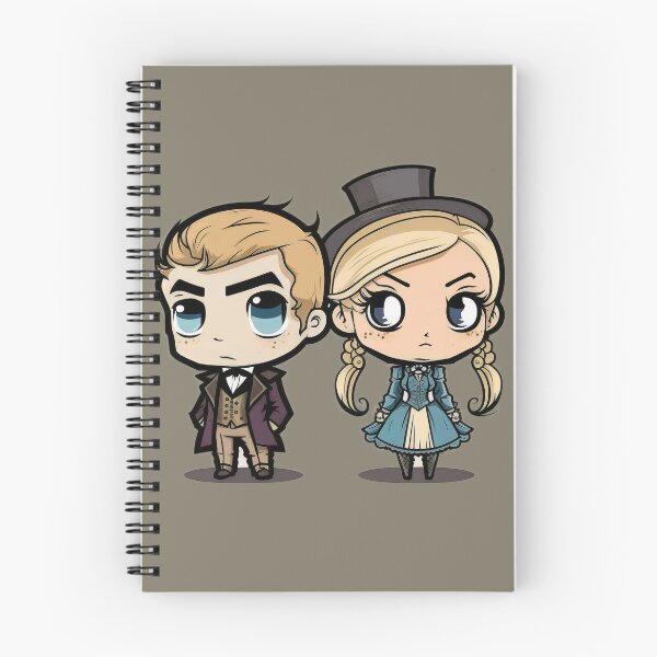 Item preview, Cute Victorian Kawaii Couple designed and sold by RoboRembrandt.