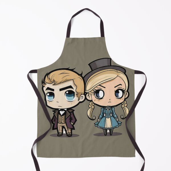 Item preview, Cute Victorian Kawaii Couple designed and sold by RoboRembrandt.