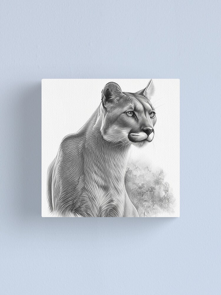 Tiger Wall Art Pencil Sketch 2 Pack 