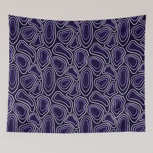 Item preview, Purple Minimalist Geode Drawing designed and sold by velvetearth.