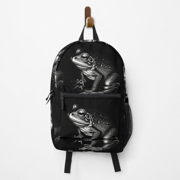Item preview, Vintage frog black and white illustration designed and sold by MagicStrawberry.
