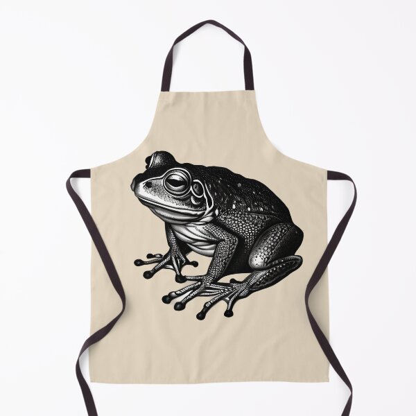 Item preview, Vintage frog black and white illustration designed and sold by MagicStrawberry.