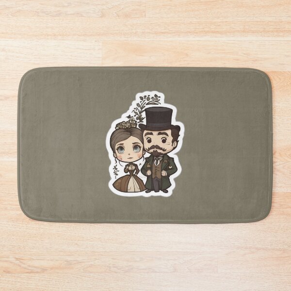 Item preview, Cute Victorian Kawaii Couple designed and sold by RoboRembrandt.