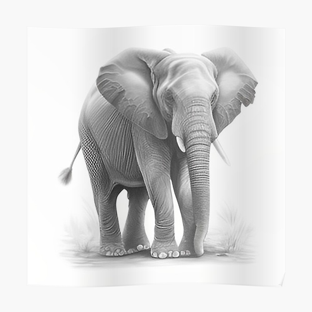 Elephant Drawing Vector Art, Icons, and Graphics for Free Download