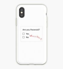 Paranoid iPhone-Hülle & Cover