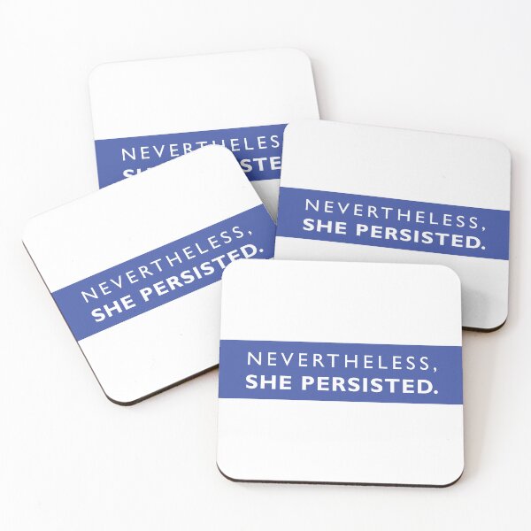 Item preview, Nevertheless she persisted progressive slogan designed and sold by RossDillon.