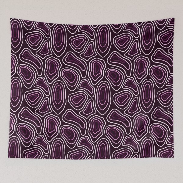 Item preview, Pink Minimalist Geode Drawing designed and sold by velvetearth.