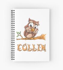 Collin Owl Spiral Notebook