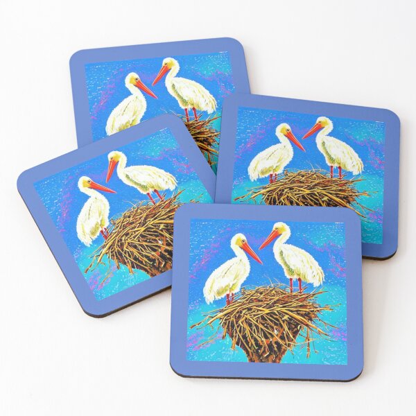 Item preview, Storks sitting in a nest. designed and sold by Natalia-Vlad.
