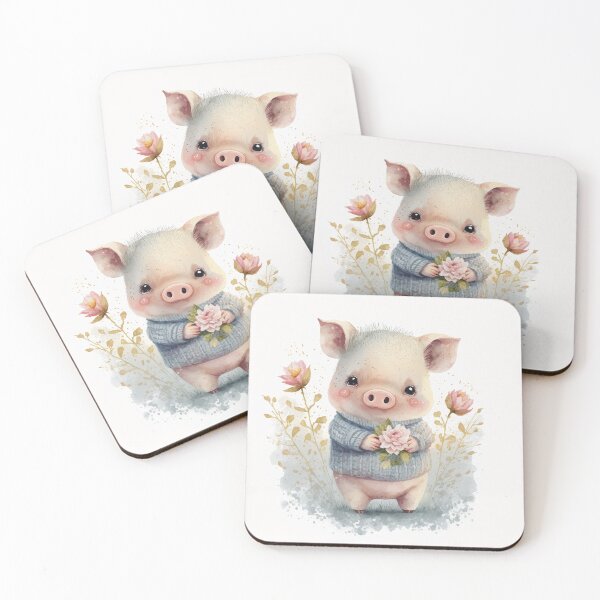 Item preview, Piggy Pasture Parade: Enchanting Field Spectacle designed and sold by NorthFoxGraphic.