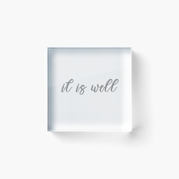 Item preview, Christian Sticker - It is Well designed and sold by Bethel  Store.