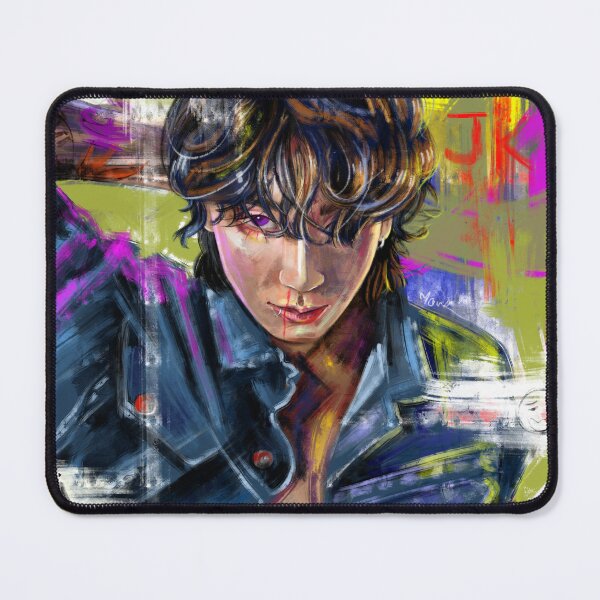 Item preview, Jungkook painting  designed and sold by MarmarArts.