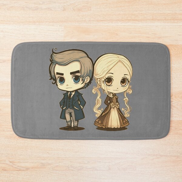 Item preview, Cute Victorian Kawaii Couple designed and sold by RoboRembrandt.