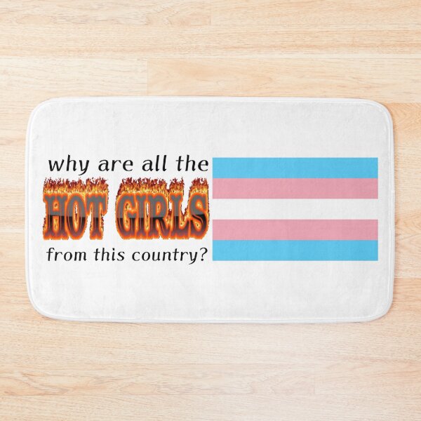 Item preview, hot girls from trans flag country designed and sold by meowmix72.