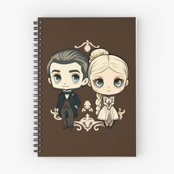 Item preview, Cute Victorian Kawaii Couple designed and sold by RoboRembrandt.