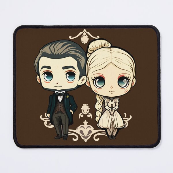 Item preview, Cute Victorian Kawaii Couple designed and sold by RoboRembrandt.