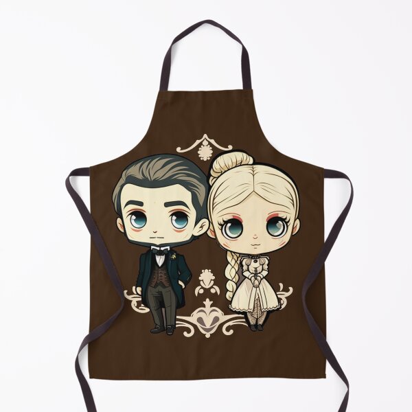 Item preview, Cute Victorian Kawaii Couple designed and sold by RoboRembrandt.