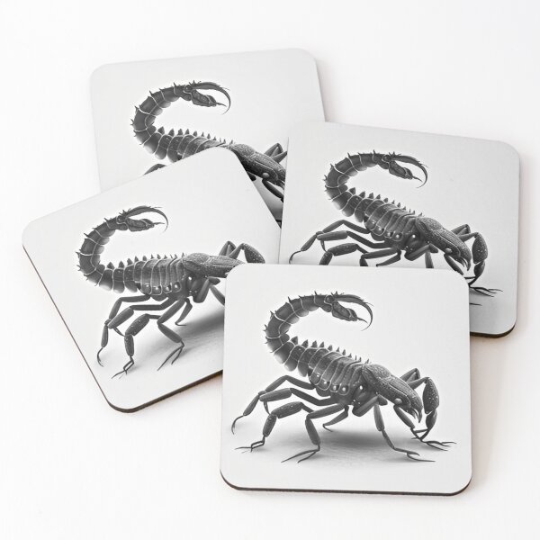 Item preview, Black and white pencil drawing of a Scorpion designed and sold by Pencil-Art.