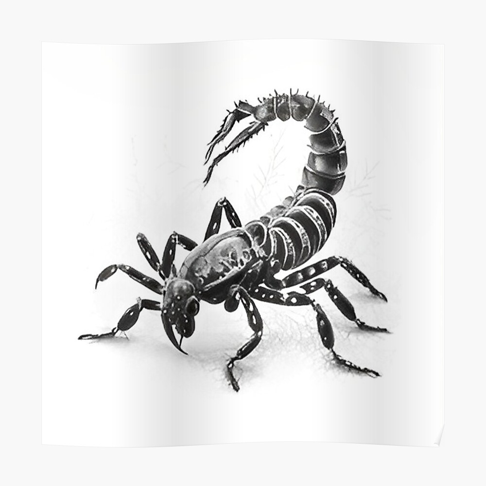 Easy Pencil Drawing A Scorpion Step By Step  YouTube