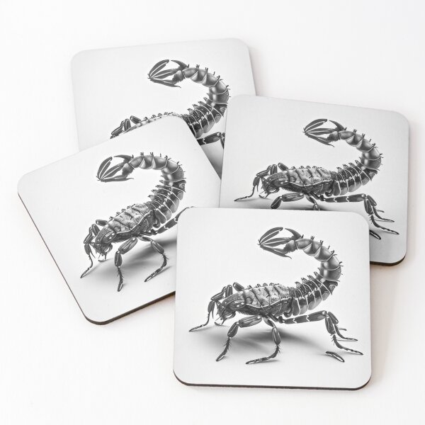 Item preview, Black and white pencil drawing of a Scorpion designed and sold by Pencil-Art.