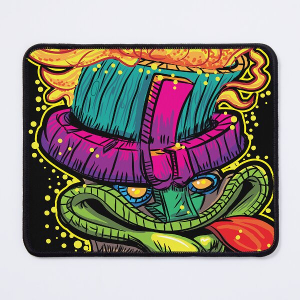 Item preview, Flaming Tiki Head with tongue out designed and sold by eShirtLabs.
