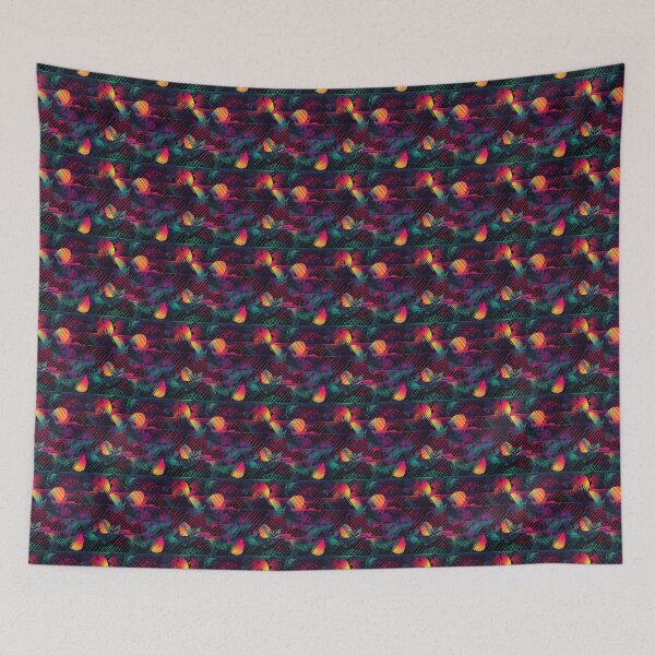 Item preview, Retro Tropical Geometric Pattern designed and sold by Riktron.