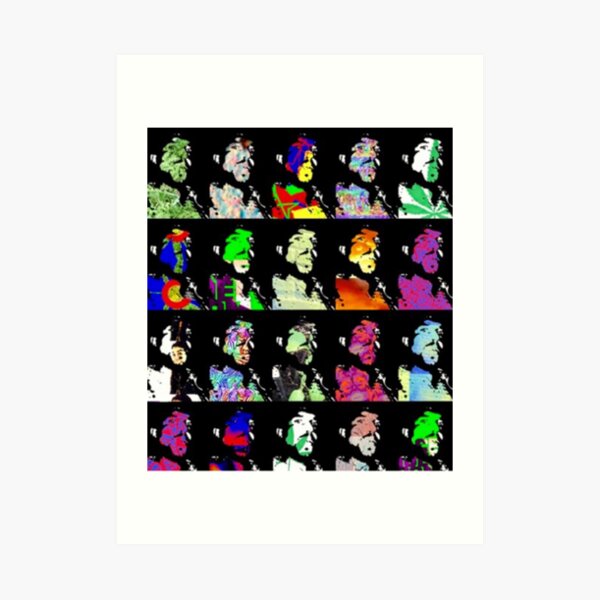 MISTERDOCTER Silhouette Face Art Print